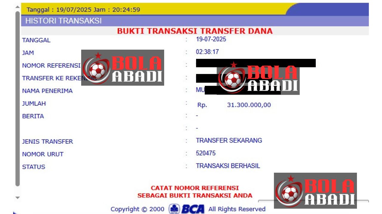 Bukti Transfer 5